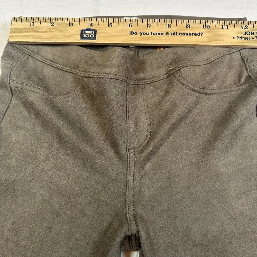 Sneak Peak Suede Brown Skinny Legging Low Rise Size Small NWOT - Picture 7 of 10